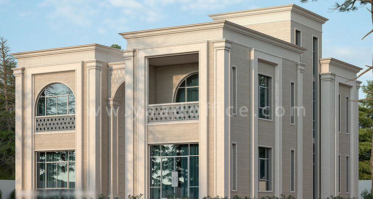 طراحی معماری ویلا کلاسیک